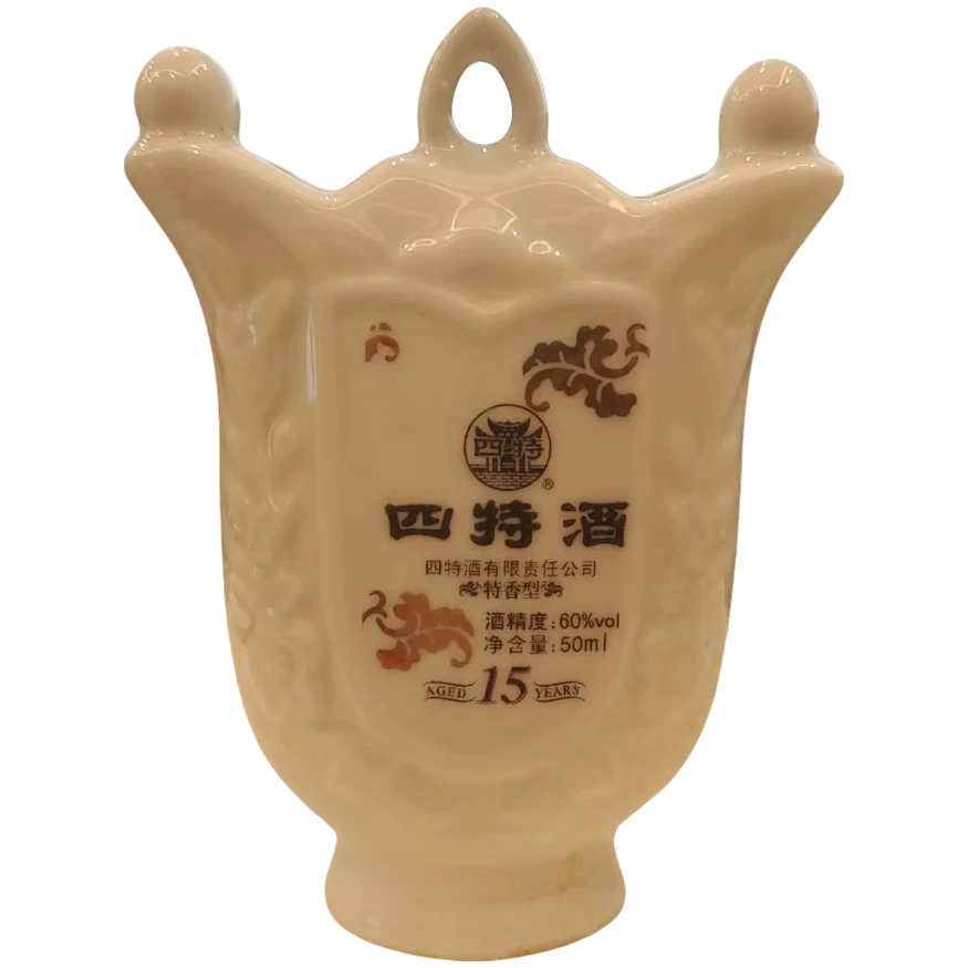 四特酒50ML清香型60度【空瓶，老酒品相外包装瑕疵，介意勿拍】