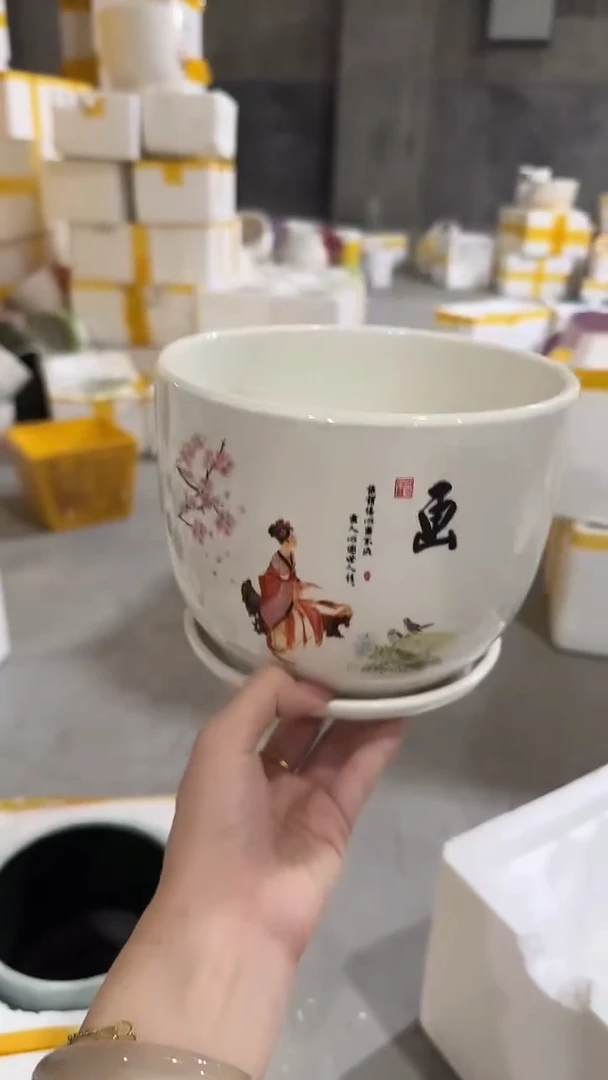 高温陶瓷花盆+E1