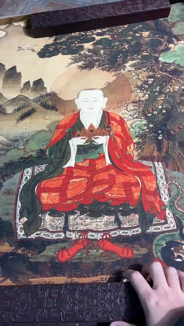 卷轴画天天的唐卡tk160