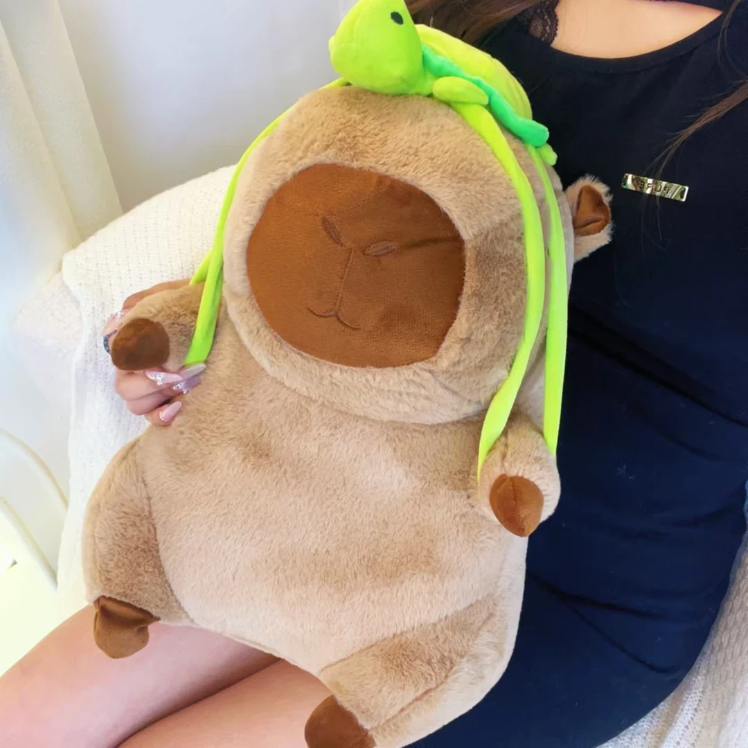 发乌龟卡皮巴拉40cm左右毛绒公仔破损联系客服