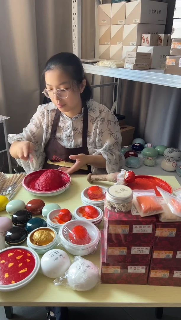 双维中号牛角刮板（牛角签）
