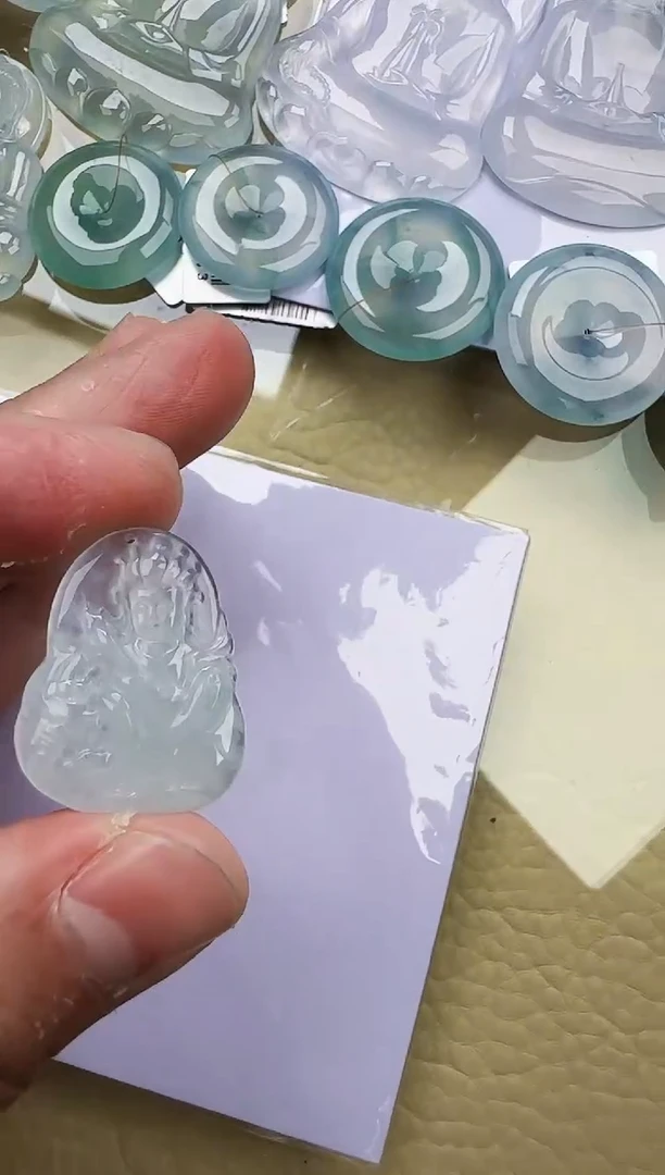 颈饰未镶嵌翡翠缅甸翡翠a货