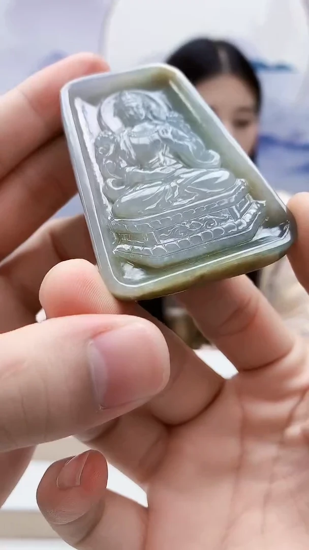 未镶嵌定制翡翠4812bb-毛货挂件34