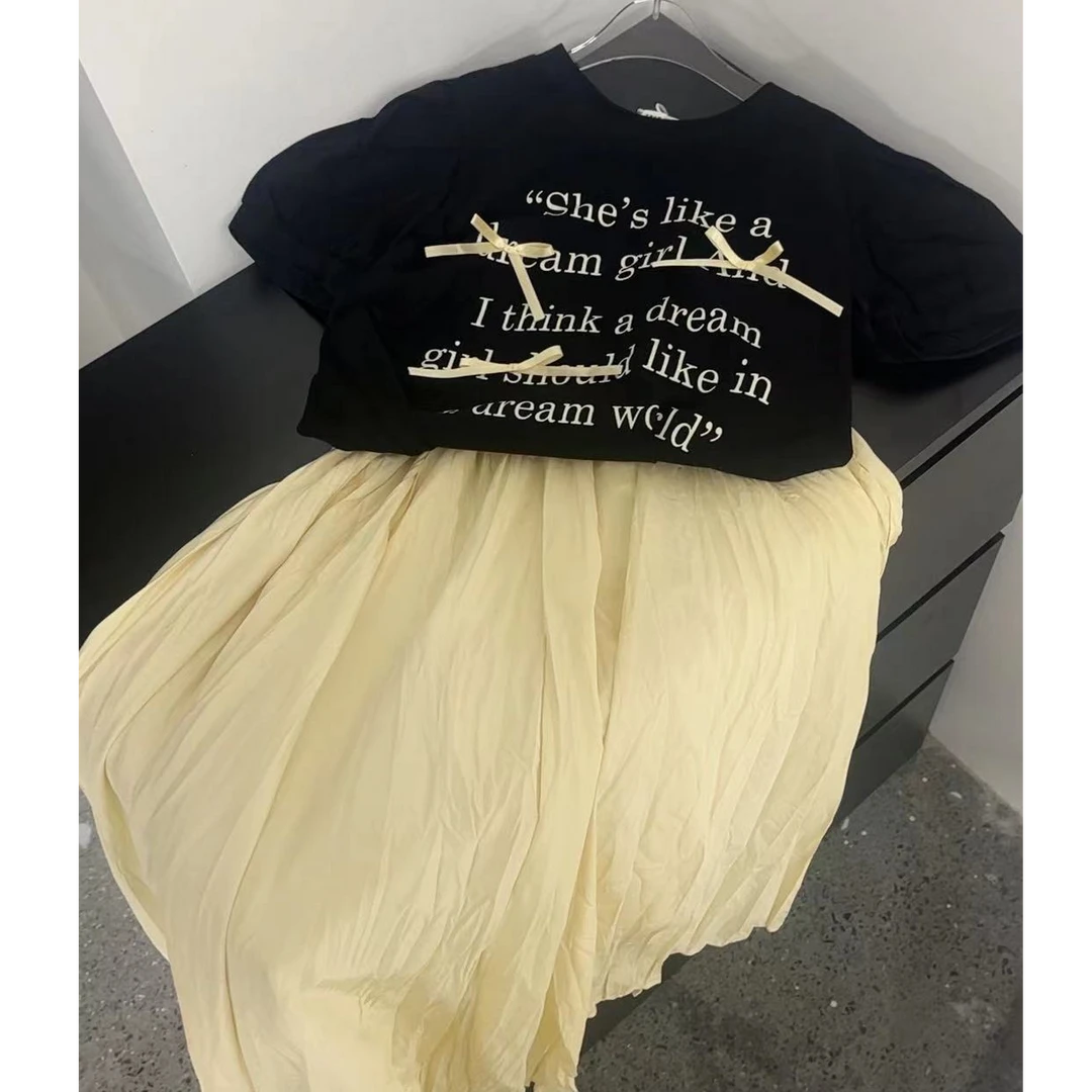 女童蝴蝶结夏季套装547