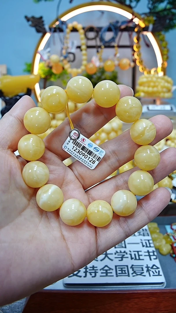 【闪购商品】蜜蜡手串未镶嵌16+*******