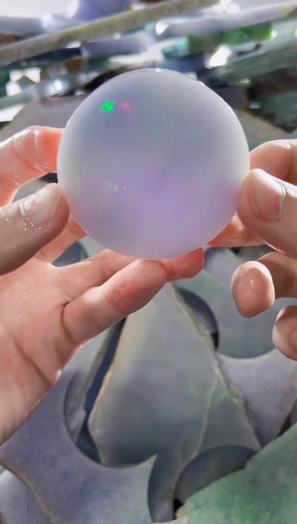 裸石翡翠缅甸A货翡翠文43