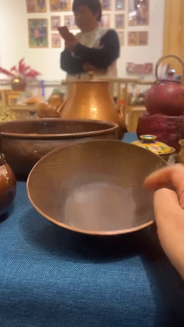 纯紫铜新款加厚壶承