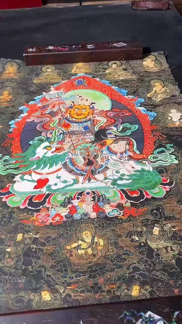 卷轴画藏式珍藏彩绘艺术馆11