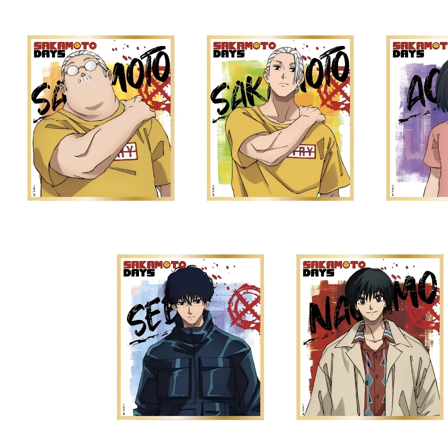 【坂本日常】【快闪限定】正版授权官谷坂本日常快闪限定色纸