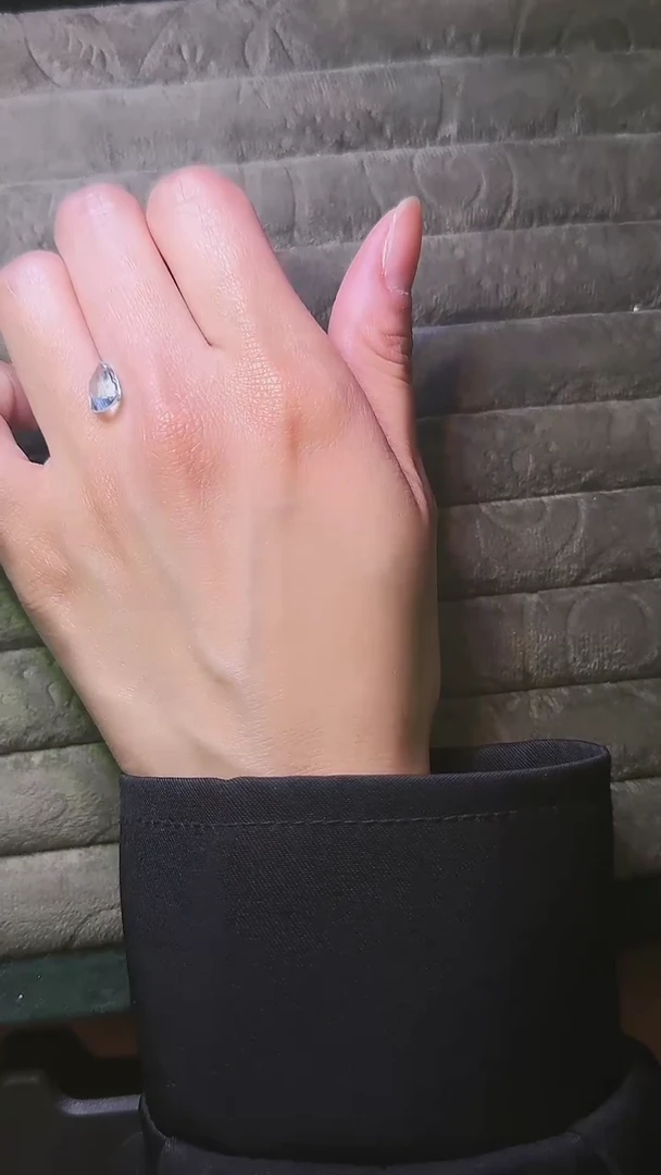 海蓝宝石裸石未镶嵌海蓝宝 水滴切1.82ct