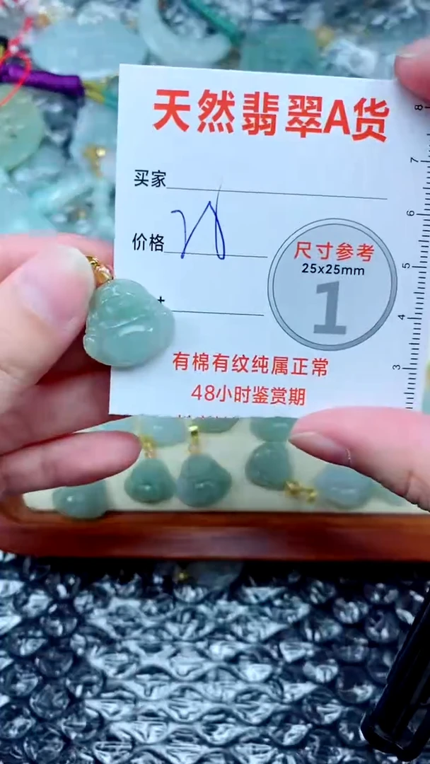 翡翠未镶嵌颈饰16《多样性发货》
