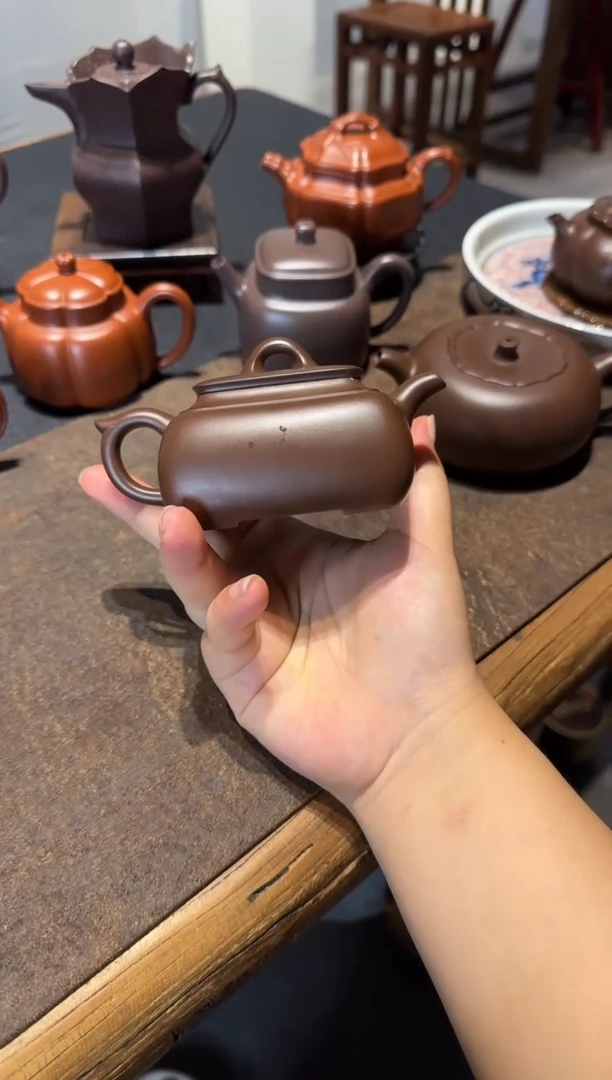 茶壶紫砂喜*郎长四方 紫砂壶