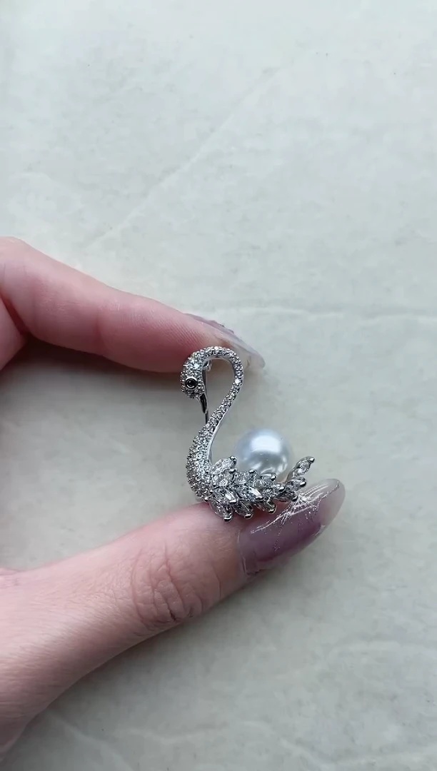 【闪购商品】海水珍珠胸针未镶嵌6