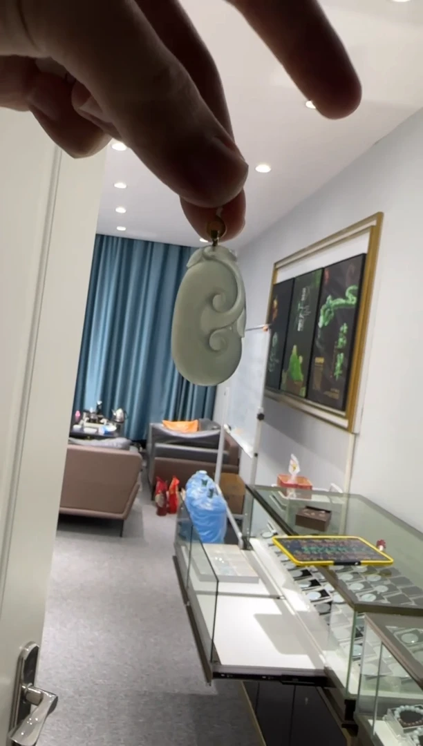 【闪购商品】翡翠颈饰18K金镶嵌天然翡翠A货孤品一件