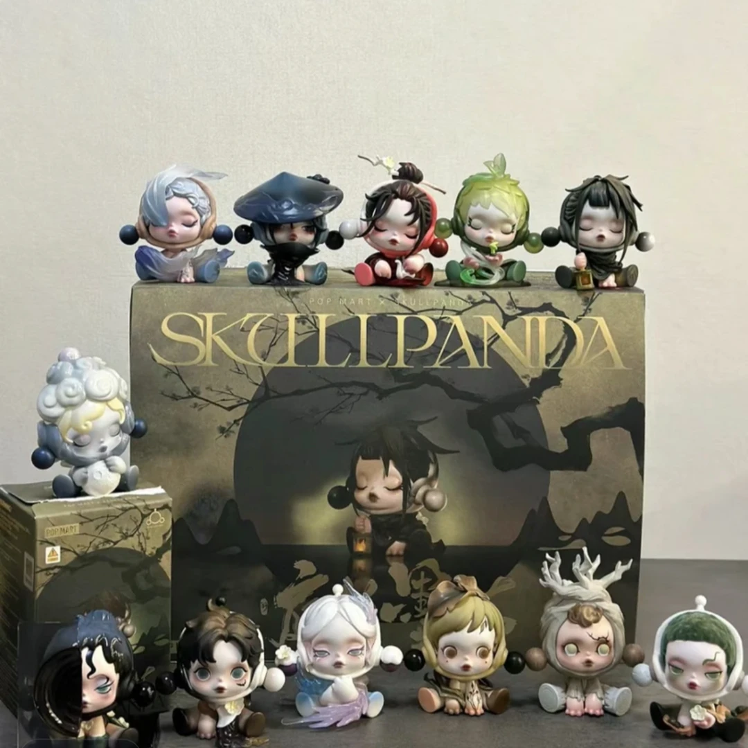 【国版】庭前墨梅系列潮流盲盒古风手办生日礼物