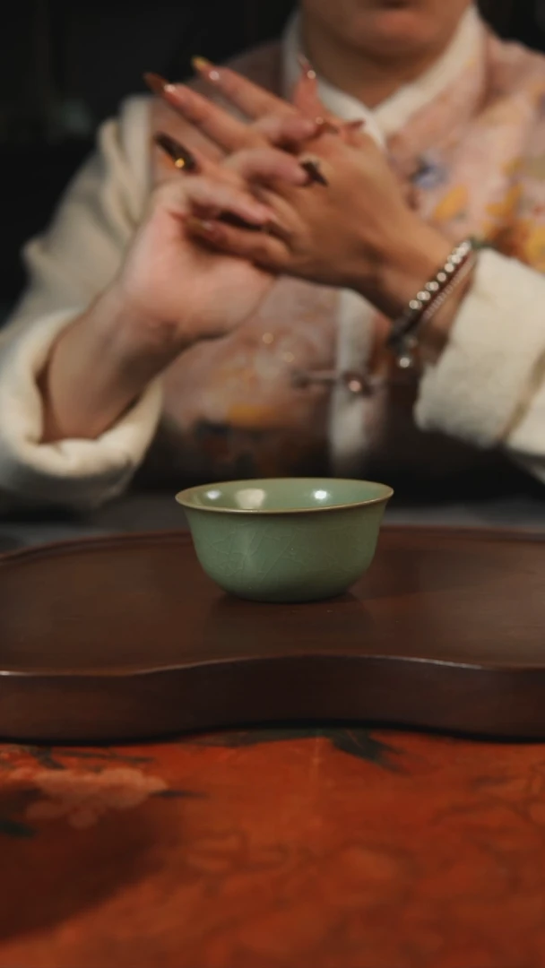 杯子瓷汝州原产地原矿仿古老釉q