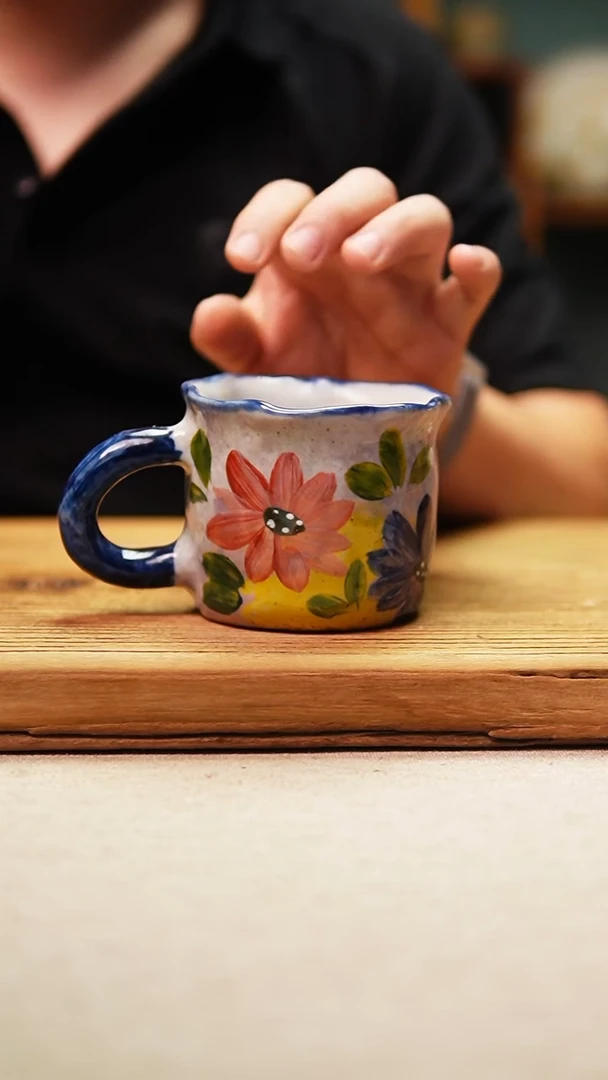 @@陶园瓷舍@@纯手工手绘@高温釉下彩