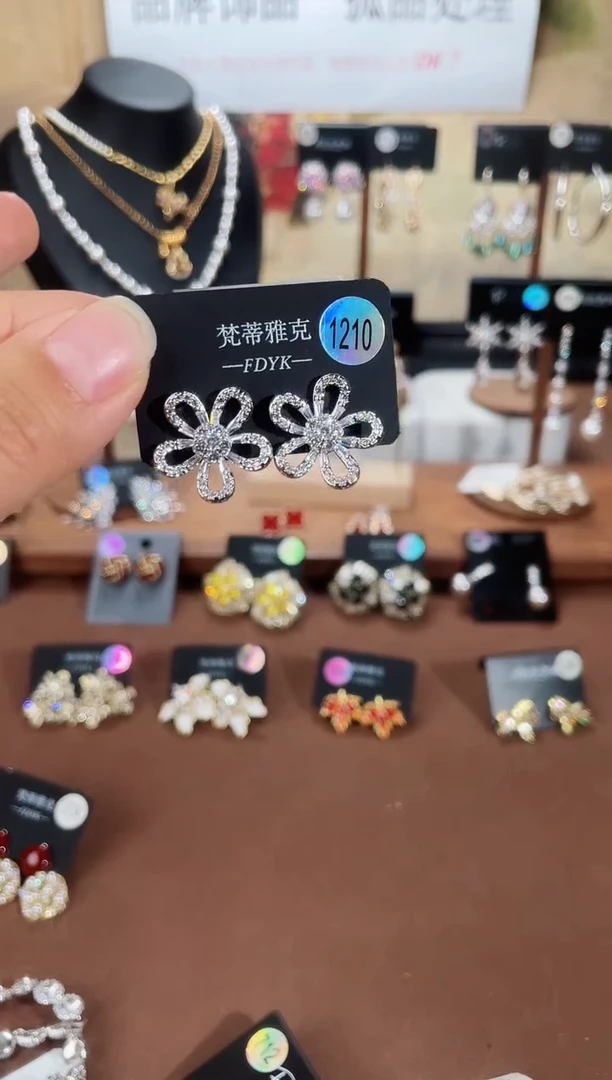 合金925银锆石梵1210