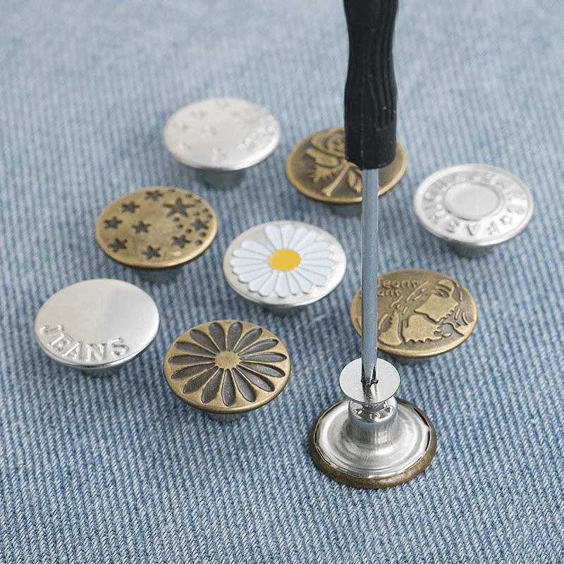 牛仔裤扣子可调节免打孔收腰纽扣免钉可拆卸专用腰围改小收腰神器