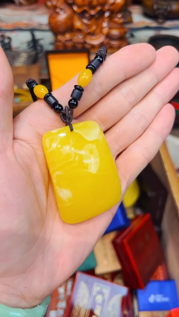 未镶嵌蜜蜡裸石A瑞哥专属高端精品40