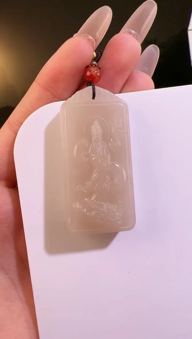 【闪购商品】和田玉颈饰未镶嵌观音1216