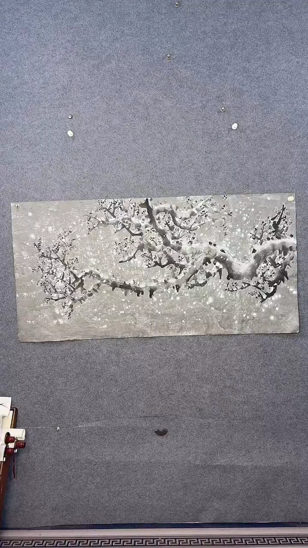 国画136*68吴铁成作品