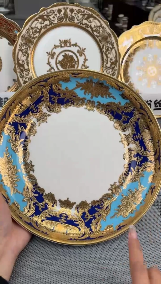 【闪购商品】瓷片12英寸窝盘 1个 微瑕   福利价