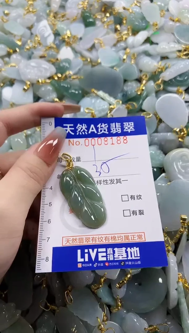 颈饰未镶嵌翡翠天然A货翡翠