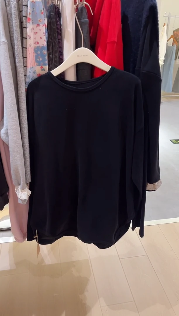 三醋酯纤维锦纶黑色打底衫长袖 8179