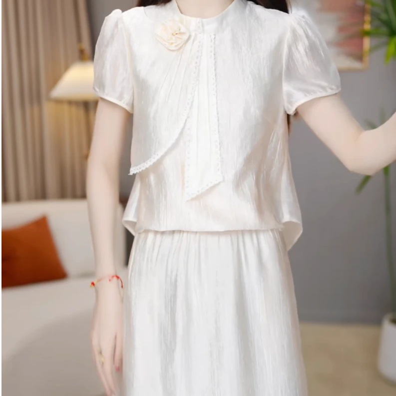 【套装定制】上衣套裙优雅气质时尚减龄休闲显瘦夏季收腰