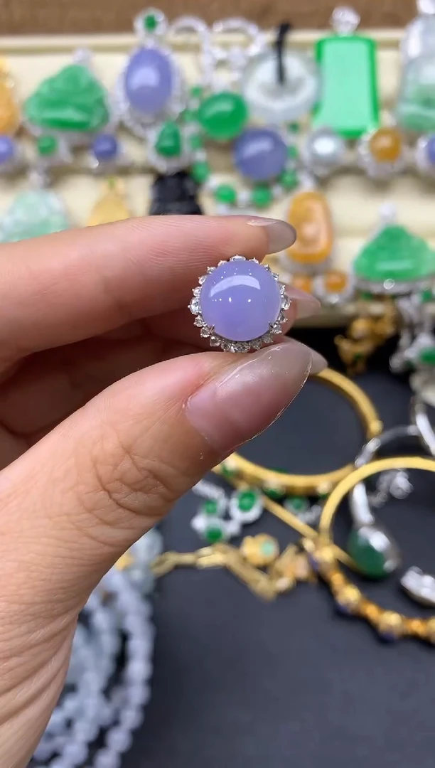 【闪购商品】翡翠戒指18K金镶嵌563-中国好珍宝