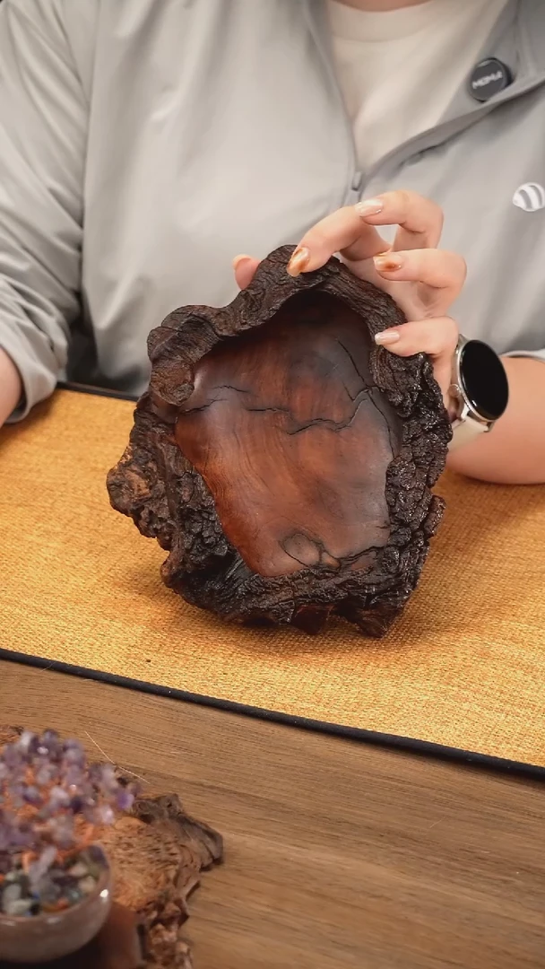 29号云小屋紫柚木果盘