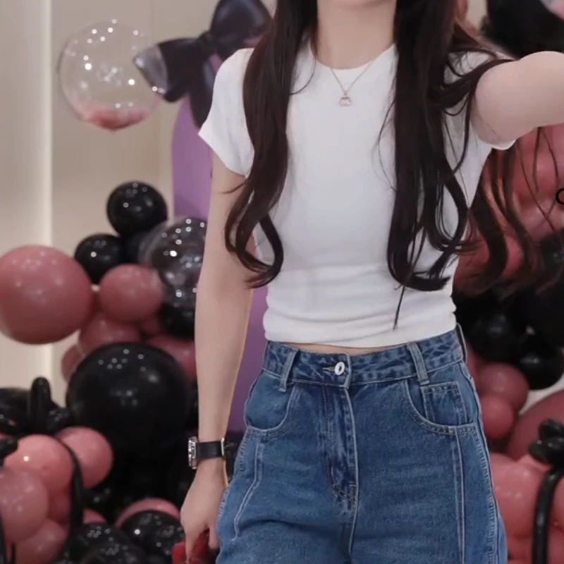 【人生白T】2025春款净版显瘦百搭T恤短袖LK2501532