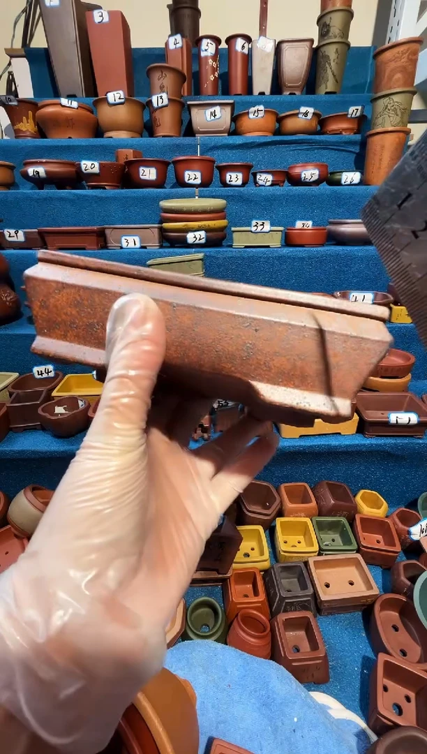 【闪购商品】紫砂紫砂花盆14*9*3