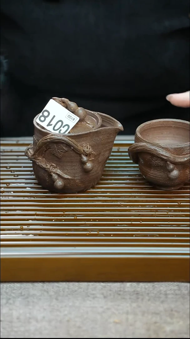 手工粗陶茶具每只不一样