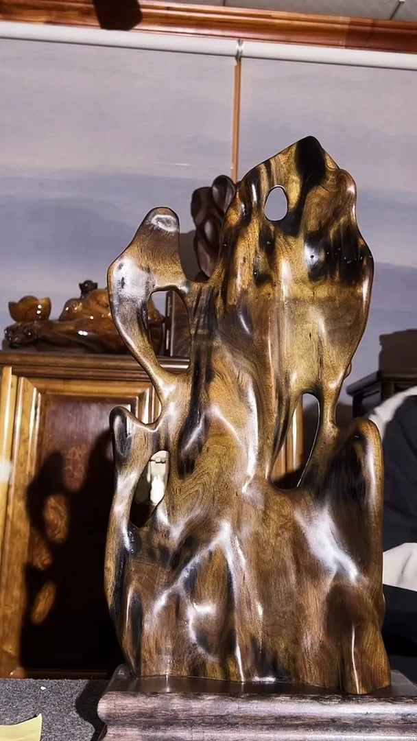 金丝楠章*俭小叶桢楠手工打磨摆件/厂家直销