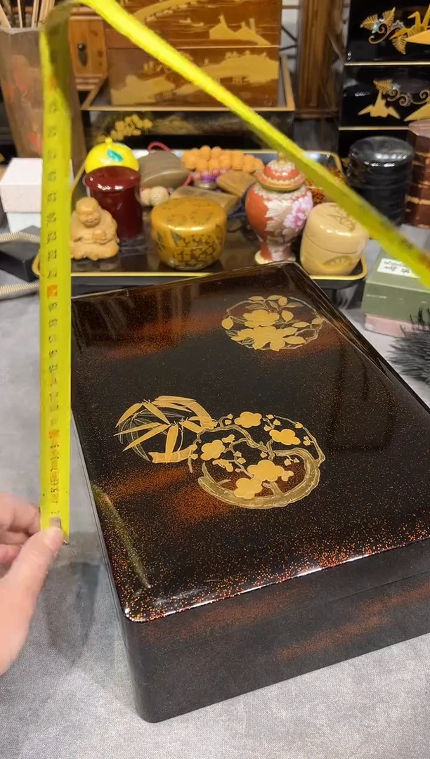 满金梨地 文盒 大漆漆器大漆漆器