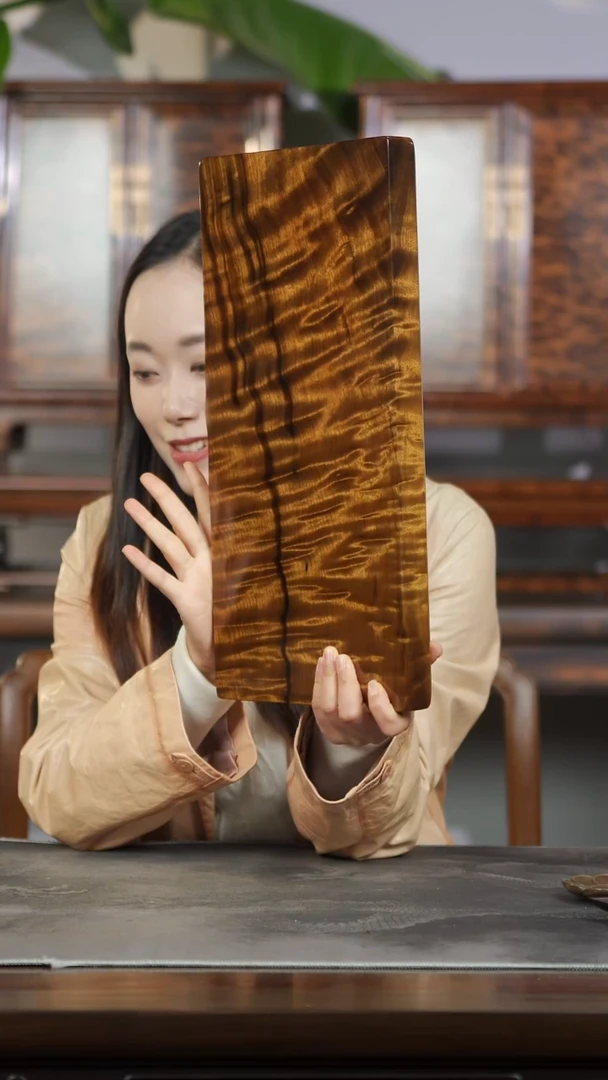 金丝楠满花云彩水波精工干泡盘668