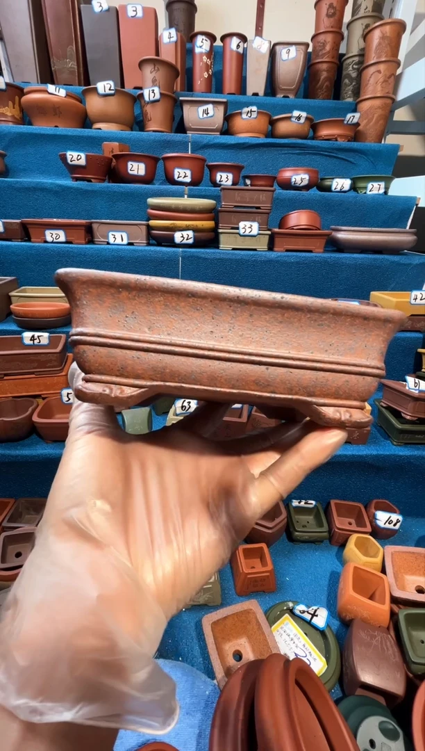 【闪购商品】紫砂紫砂花盆14*9.5*4