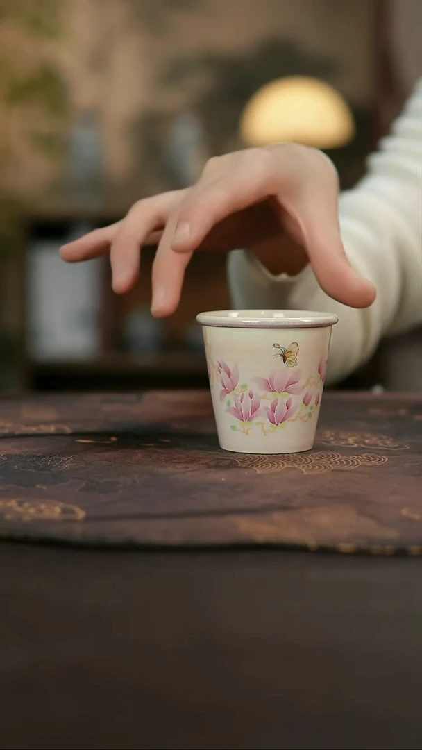 景德镇陶瓷杯碗柴烧多人