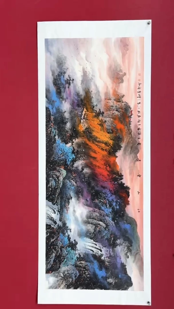 国画国画绘画山水花鸟