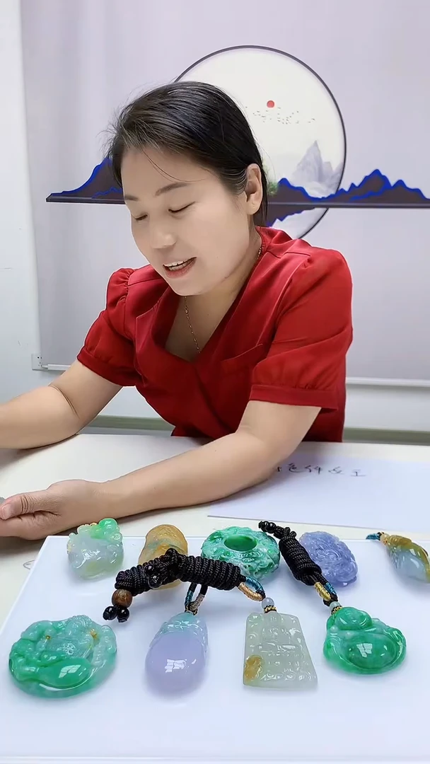 定制翡翠未镶嵌4902zm-毛货挂件