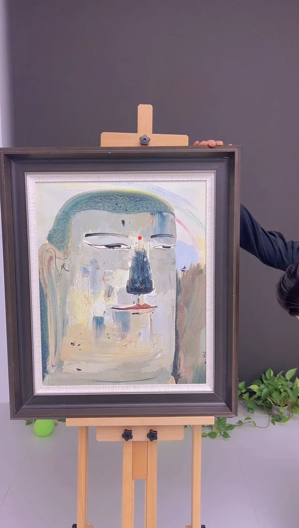 【闪购商品】绘画复刻版画-吴冠中-大佛