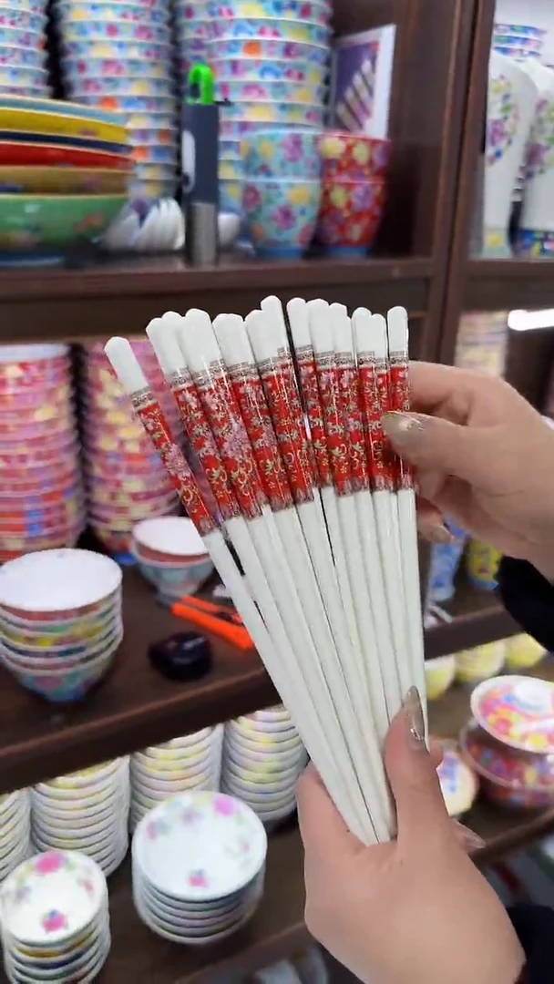 【闪购商品】瓷片筷子10双景德镇