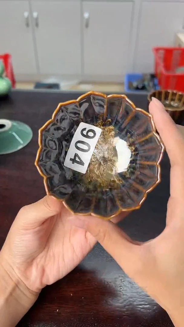 龙泉云间青瓷小米茶器