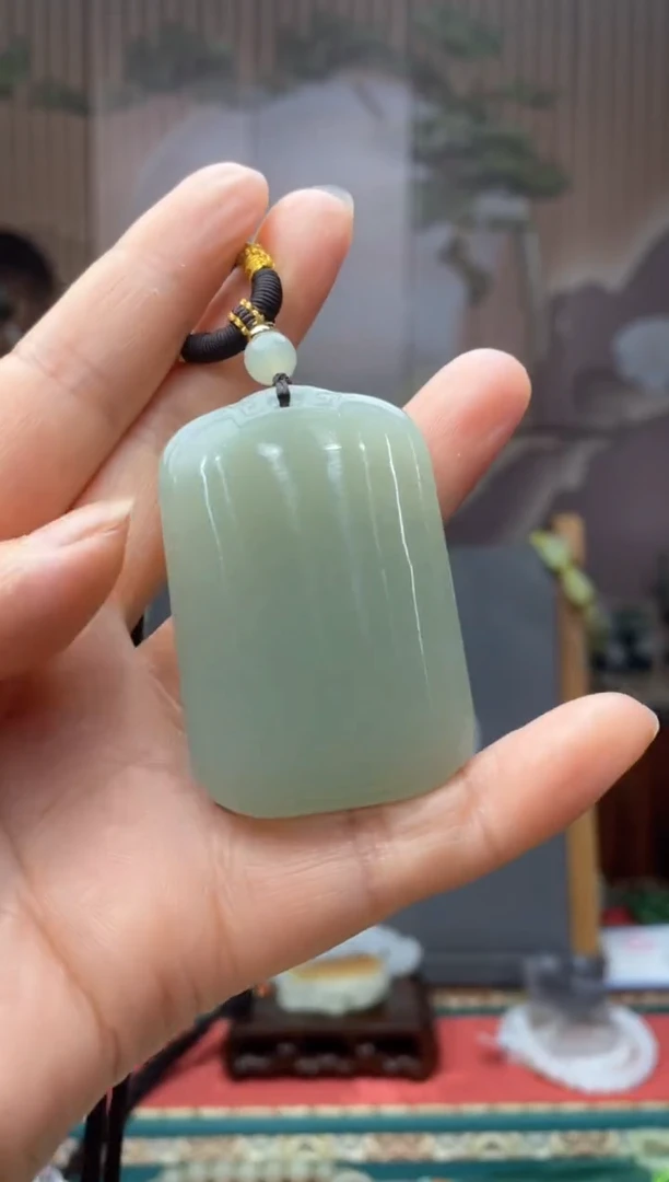 和田玉未镶嵌颈饰拍一发一