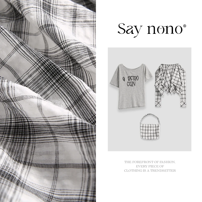 懒猫nono│Saynono衬衫T恤上衣+包包三件套套装/ZC10882