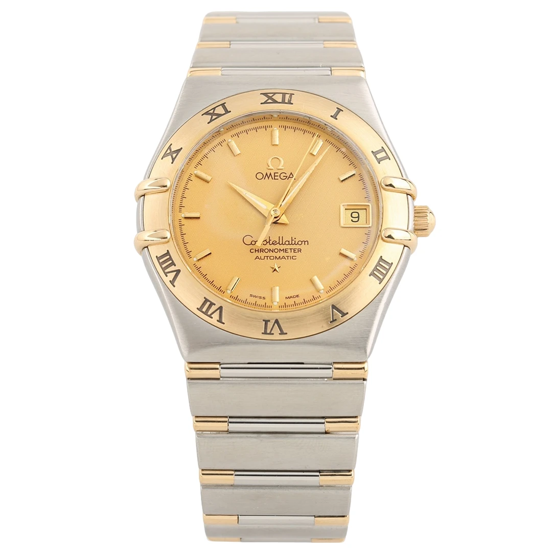 95新 Omega/欧米茄 大表姐/欧米茄星座系列自动男表1202.10.00