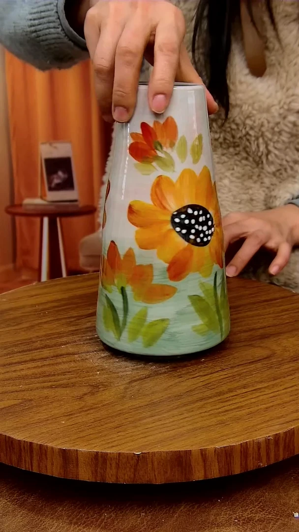 杯子陶景德镇手工手绘釉下彩陶瓷