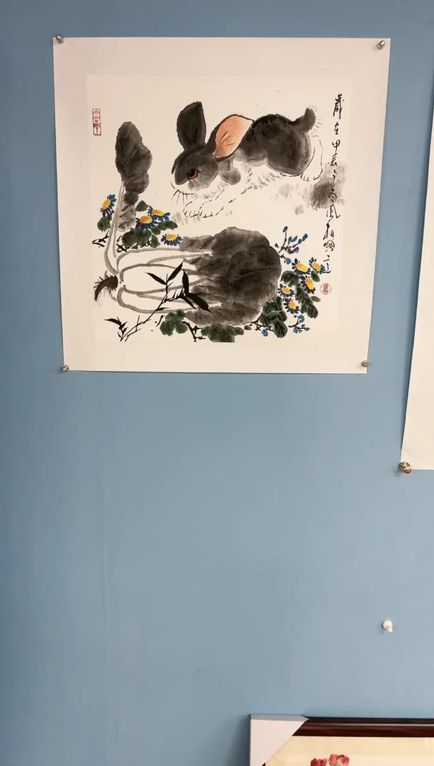 【闪购商品】国画马凤柏老师兔子